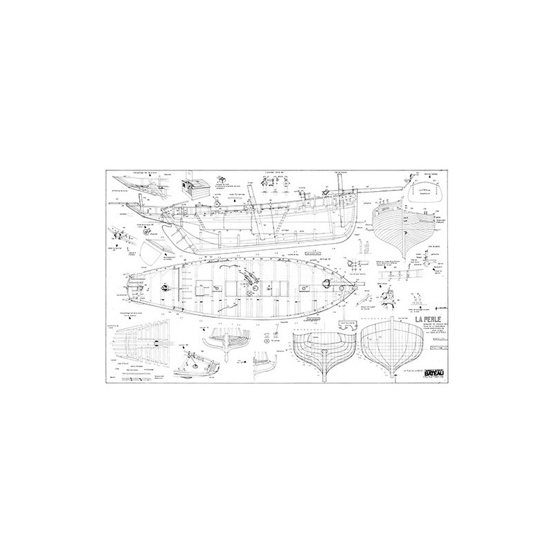 Plan du bateau La Perle