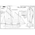 Plan du bateau Lougre