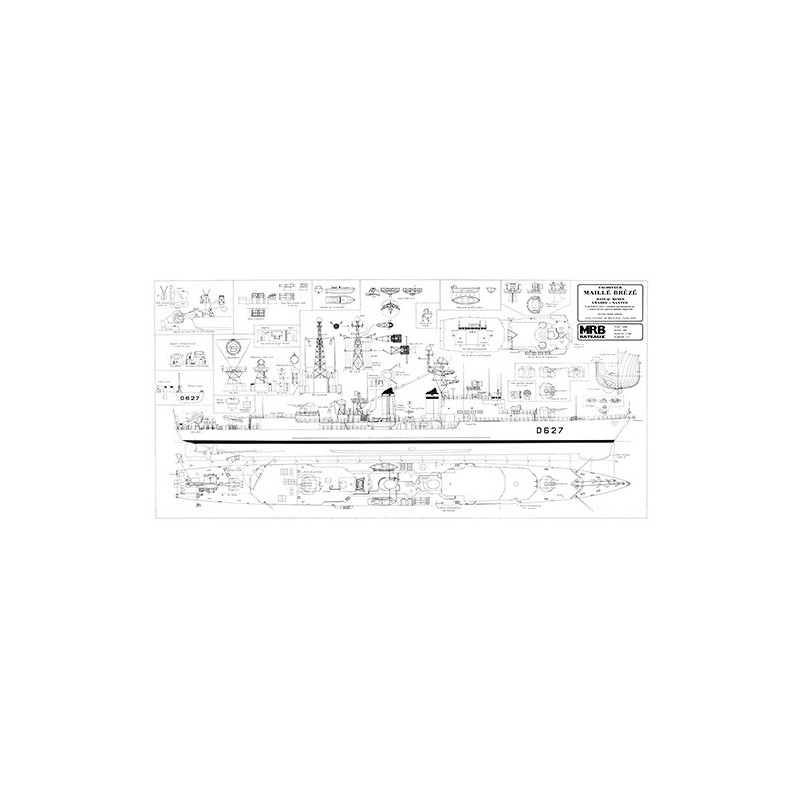 Plan du bateau Maille Breze