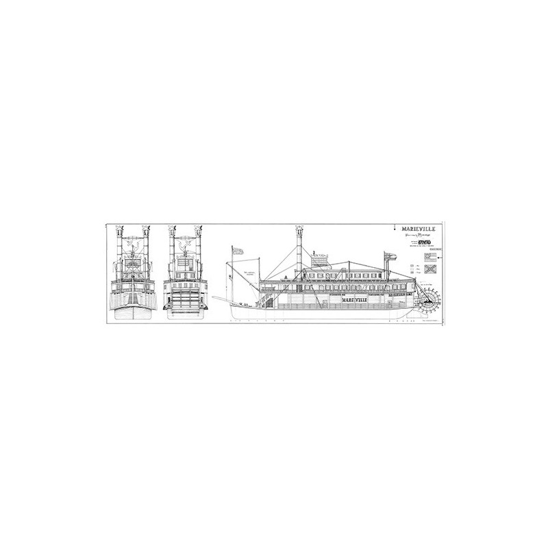 Plan du bateau Marieville