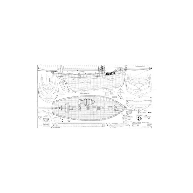 Plan du bateau Maryvonne