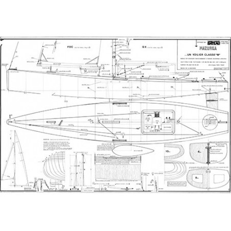 Plan du bateau Mazurka