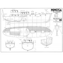Plan du bateau Mimosa