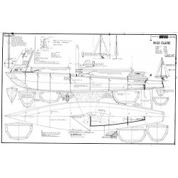 Plan du bateau Miss Claire