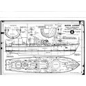 Plan du bateau Motor Launch ou VP4