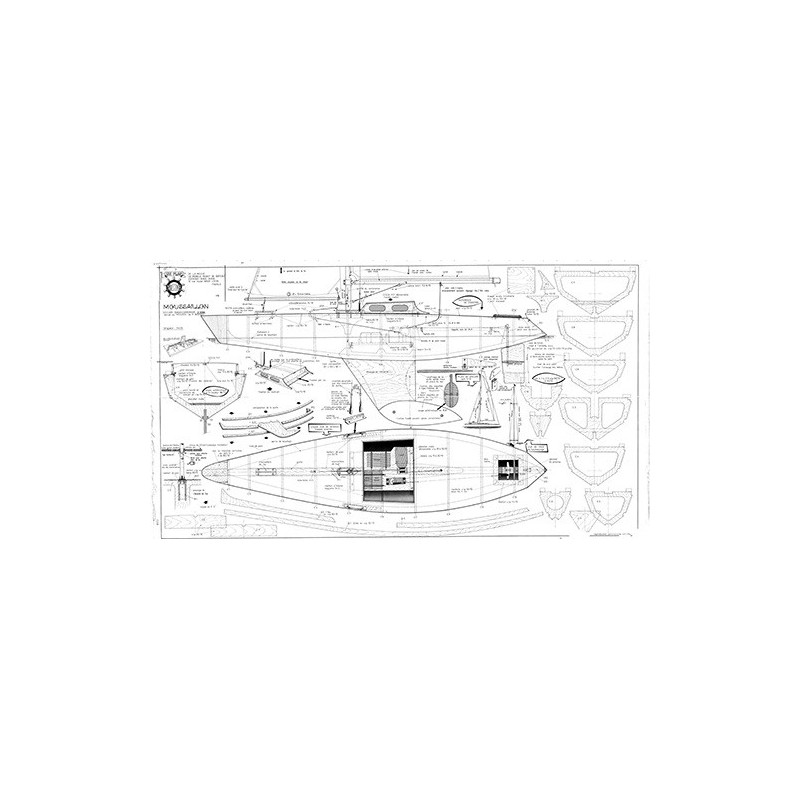 Plan du bateau Moussaillon