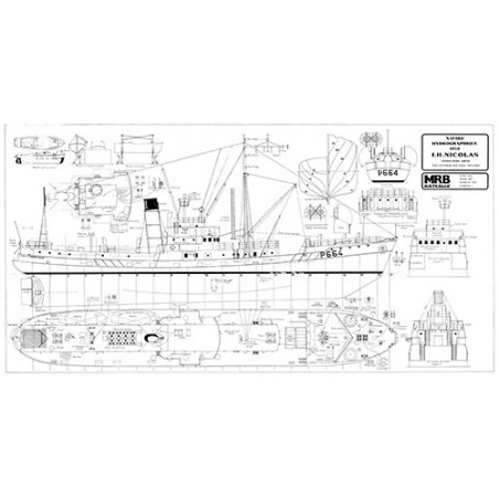 Plan du bateau L'I.H. Nicolas