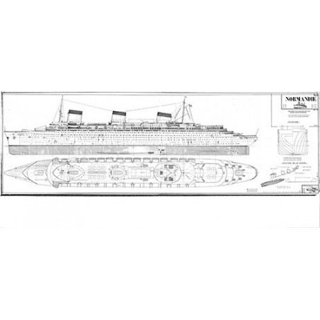 Plan du bateau Normandie