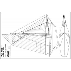 Plan du bateau Pen Kalet