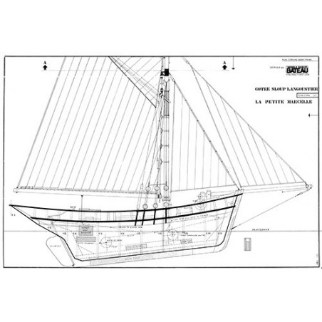 Plan du bateau Petite Marcelle