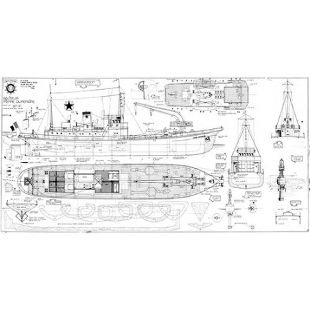 Plan du bateau Pierre Durepaire