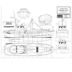 Plan du bateau Pierre Loti