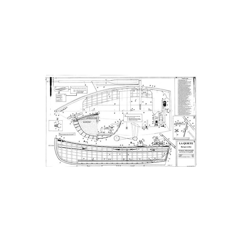 Plan du bateau Quiete