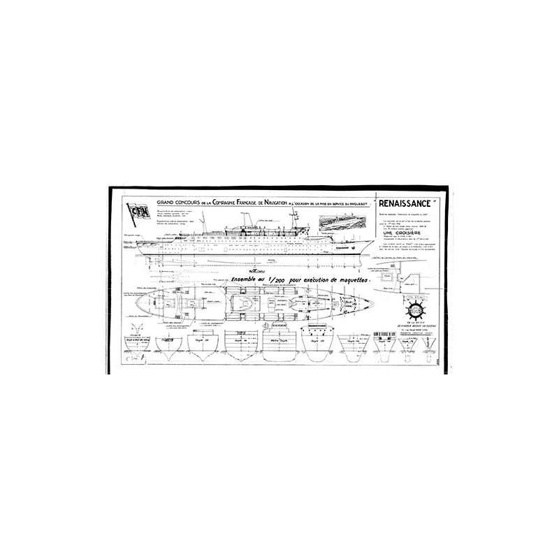 Plan du bateau Renaissance