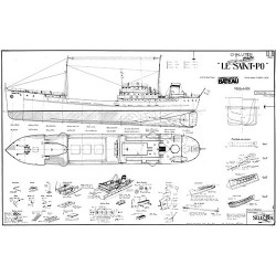 Plan du bateau Saint-Po
