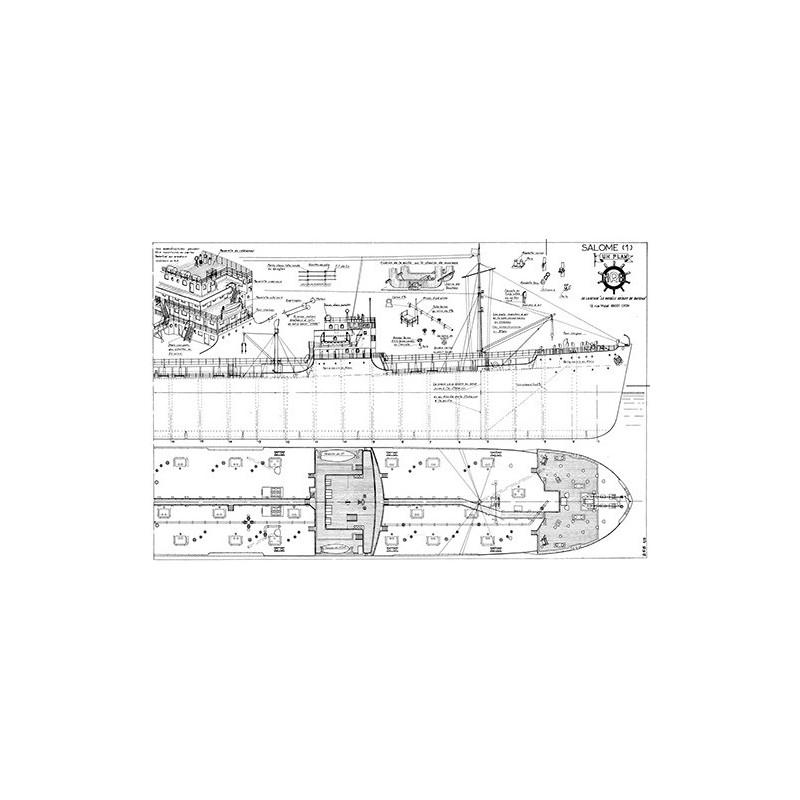 Plan du bateau Salomé