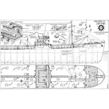 Plan du bateau Salomé