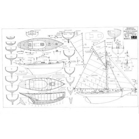 Plan du bateau Seagull