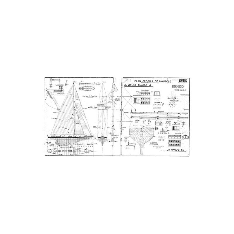 Plan du bateau Shamrock