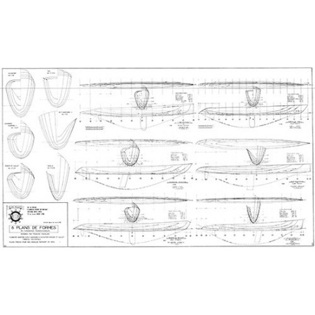 Plan du bateau Six catamarans