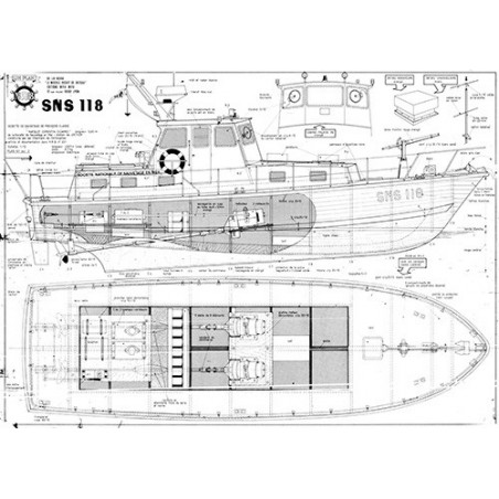 Plan du bateau SNS 118