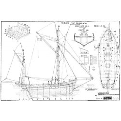 Plan du bateau Thonier de Concarneau