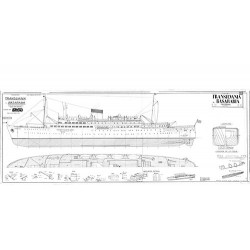 Plan du bateau Transilvania ou Basarabia