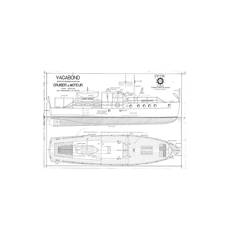 Plan du bateau Vagabond