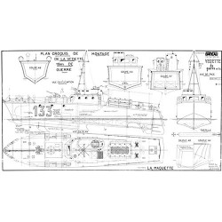 Plan du bateau Vedette de guerre