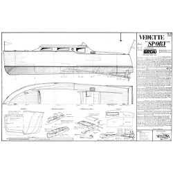 Plan du bateau Vedette sport