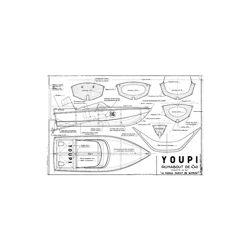 Plan du bateau Youpi