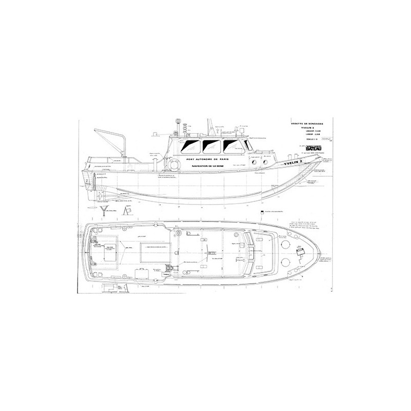 Plan du bateau Yvelin II