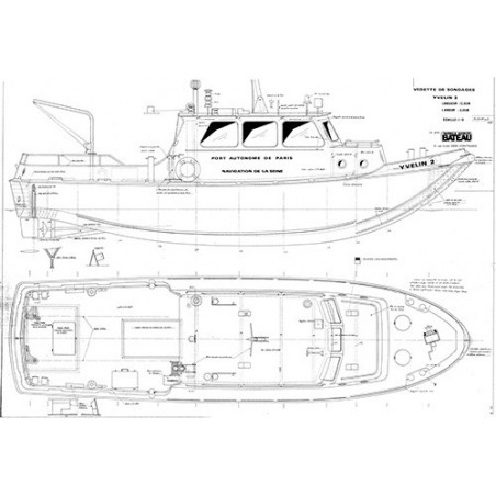 Plan du bateau Yvelin II