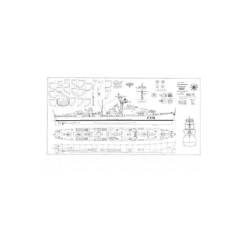 Plan du bateau LE BEARNAIS
