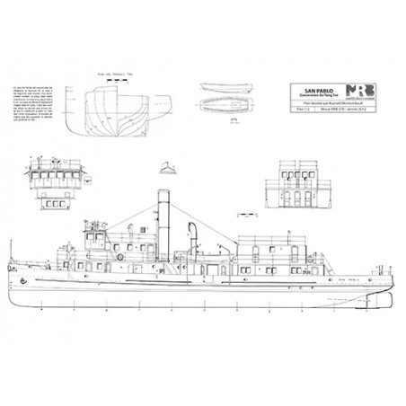 Plan du bateau San Pablo