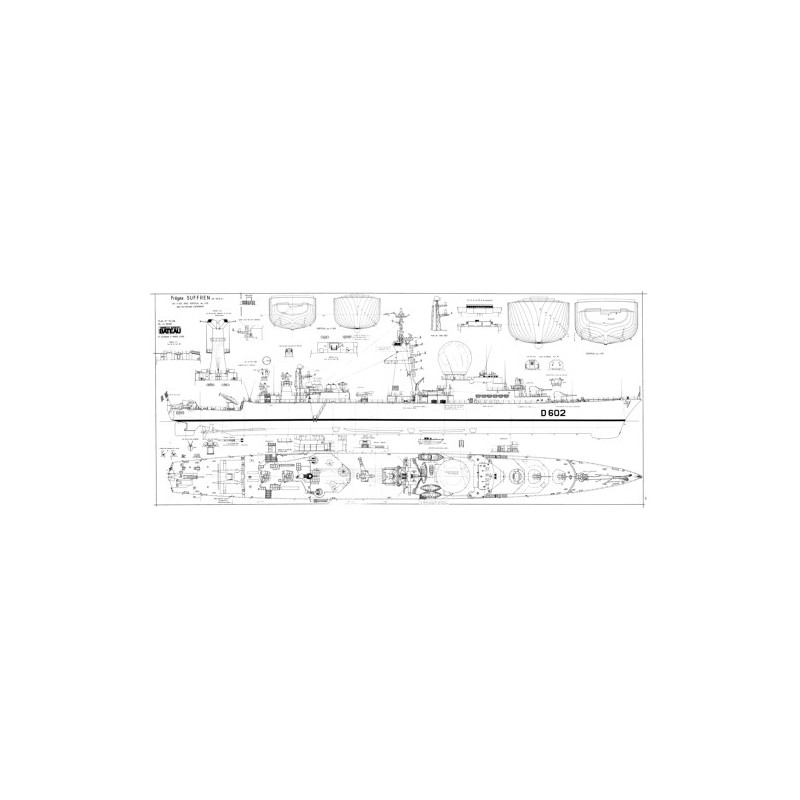 Plan du bateau Suffren