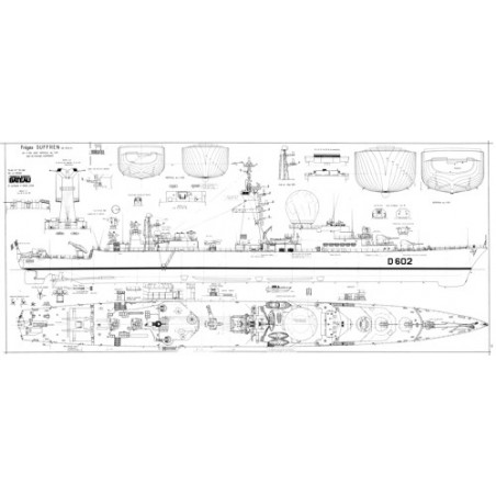 Plan du bateau Suffren