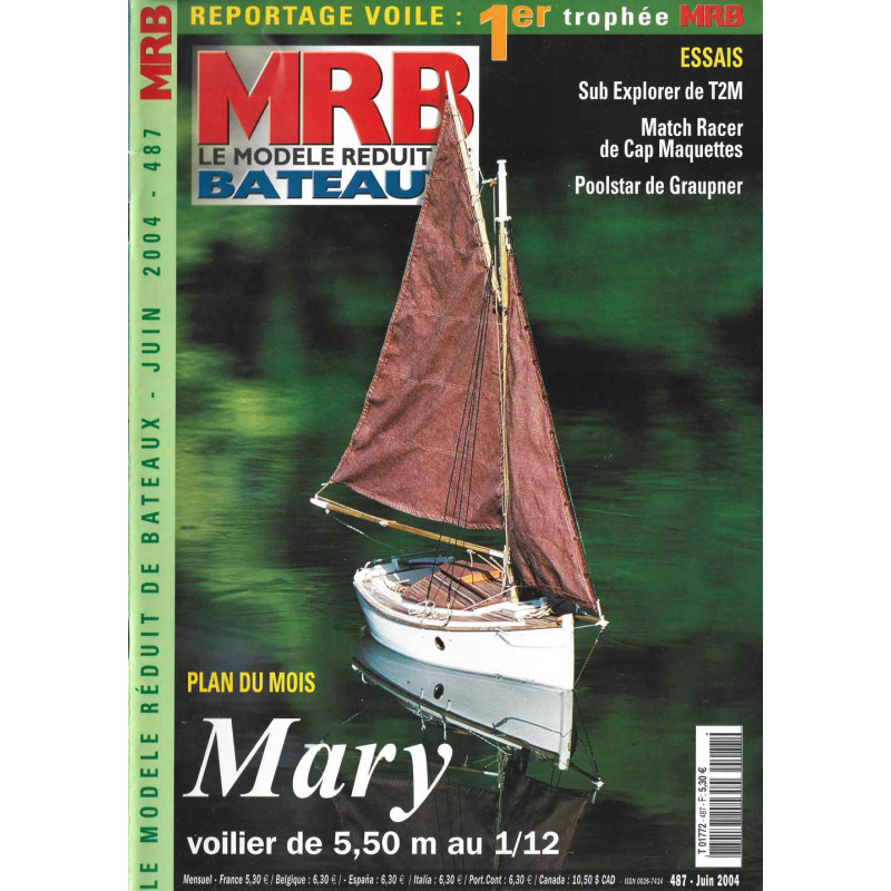 Couverture Modèle Réduit Bateaux 487
