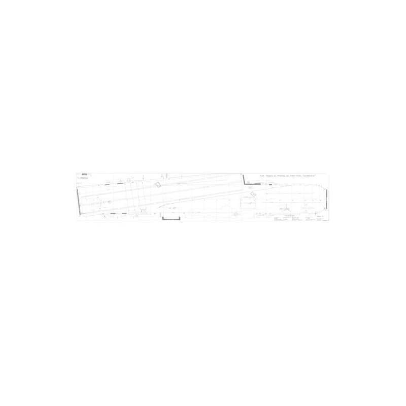 Plan du porte avions Clémenceau