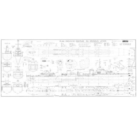 Plan du bateau Le Terrible