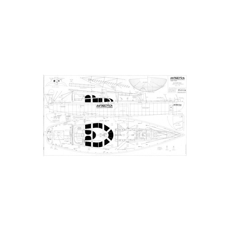 Plan du bateau Antartica