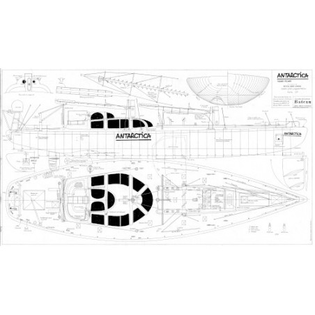 Plan du bateau Antartica