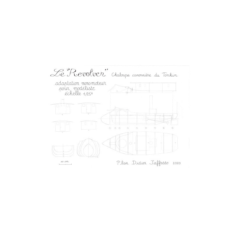 Plan du bateau Revolver