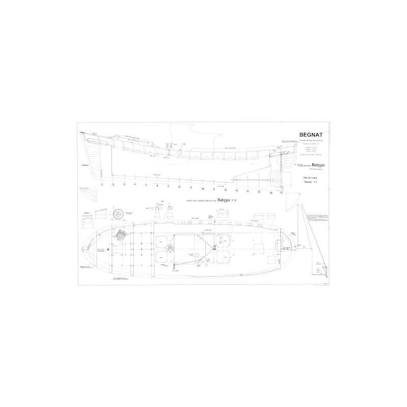 Plan du bateau Begnat