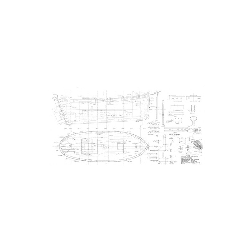 Plan du bateau Belle De Vilaine