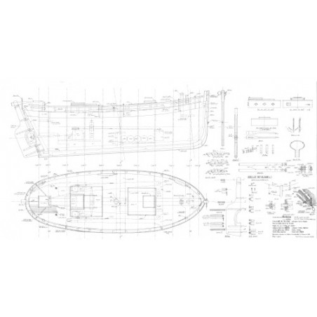 Plan du bateau Belle De Vilaine