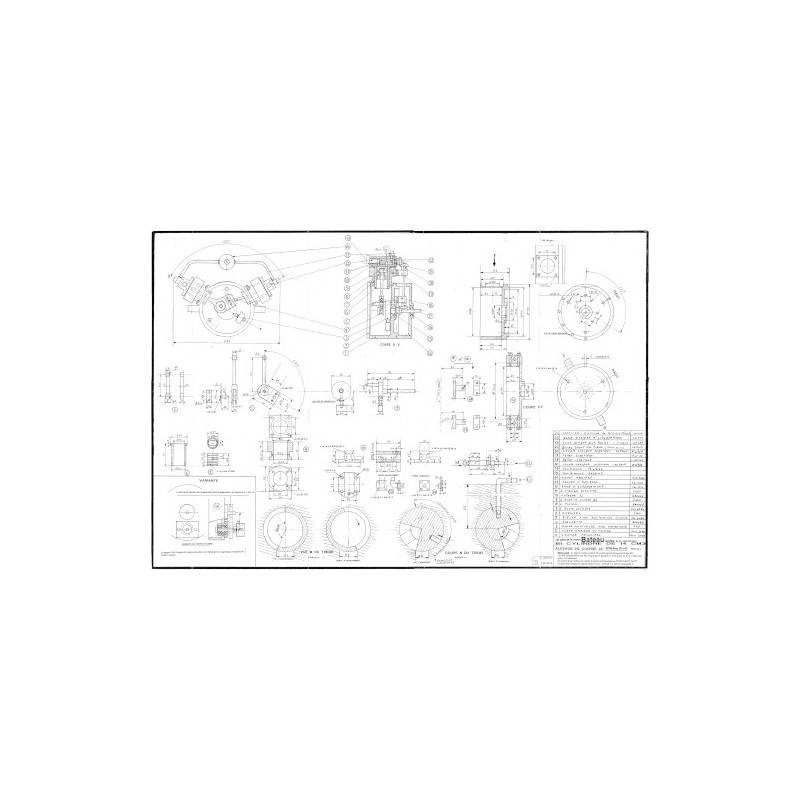 Plan du bateau Bi Cylindre de 14 cm³