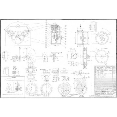 Plan du bateau Bi Cylindre de 14 cm³