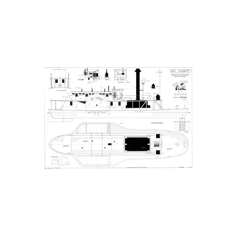 Plan du bateau Big Sandy