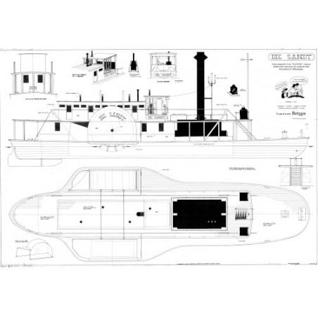 Plan du bateau Big Sandy